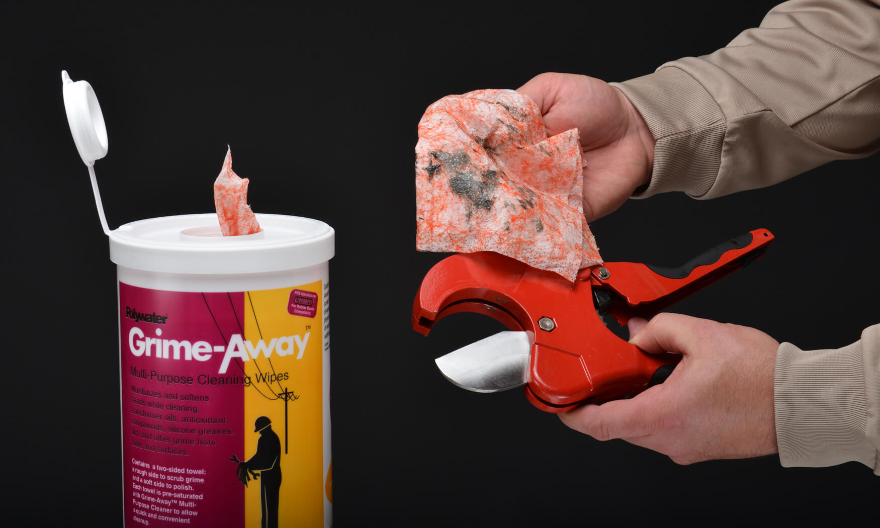 Polywater® Grime-Away™ Cleaning Wipes - Polywater